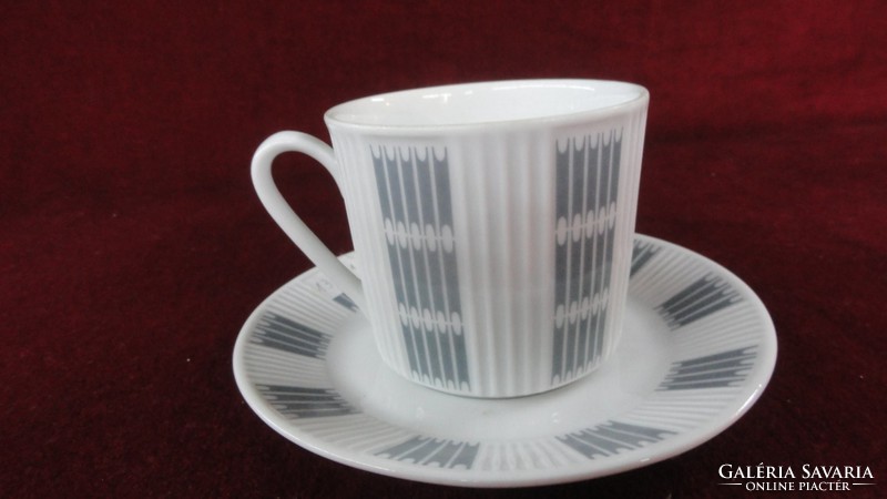 Lilien porcelain Austrian tea cup + saucer. Its height is 7 cm. 5 Pcs. He has!