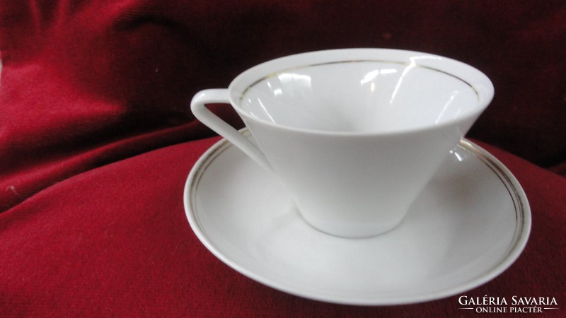 Lilien porcelain Austria, commemorative teacup + coaster made of rettenegg. He has!