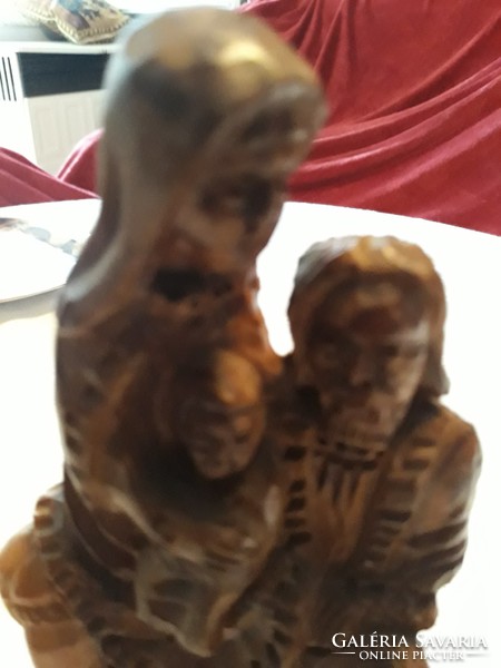Antique wooden carved holy statue for sale
