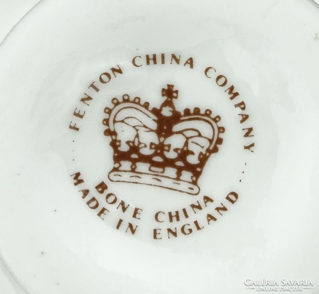 0X999 Régi angol porcelán ibolyaváza 12 cm