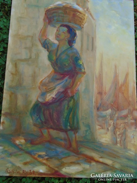 A picture of a painter unknown to me for sale is a very good quality painting