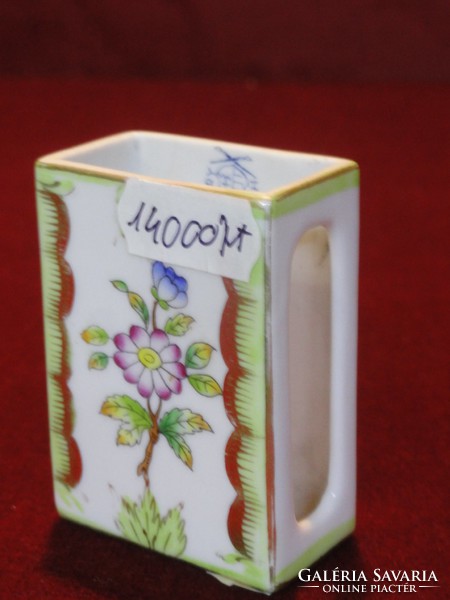 Herend porcelain Victoria pattern match holder. He has!