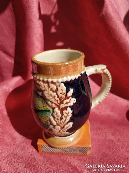 Decorative ceramic jug