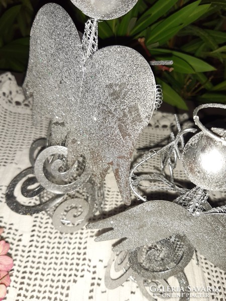 Muzsikáló angyalok-Különleges,egyedi karácsonyi dekoráció fémből!
