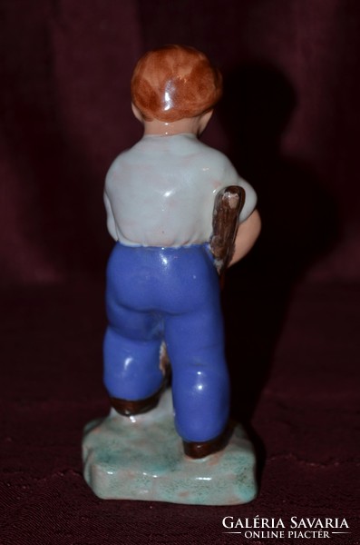 Kerámia fiú figura  ( DBZ 0090 )