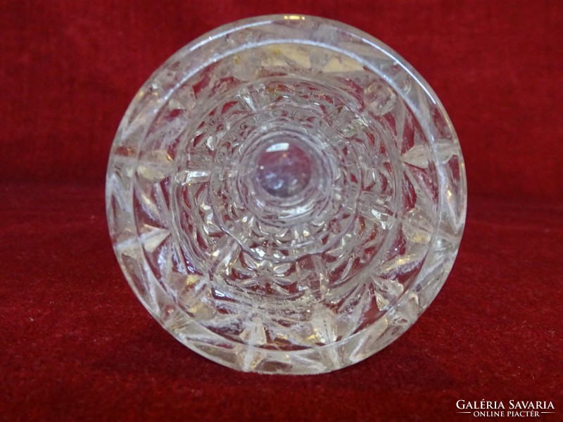 Glass vase, a beautiful retro piece for its age, core .20 Cm diameter 6.5 Cm, flawless. He has!