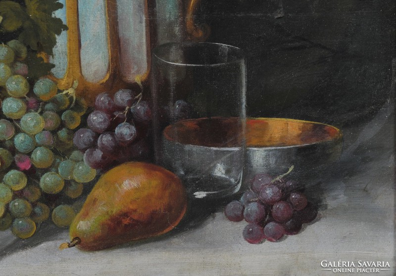 Attributed to Ferenc Újházy (1827-1921): fruit still life