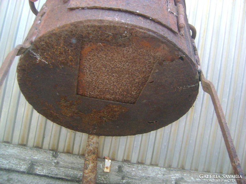 Antik nehéz üstház - öntvényhenger, kovácsoltvas kiegészítők - ipari loft design