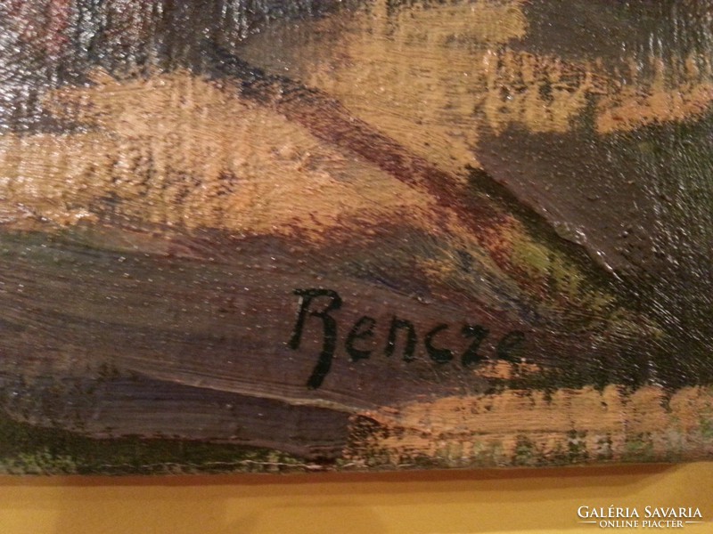 Bencze jelzéssel: "Falusi utca"