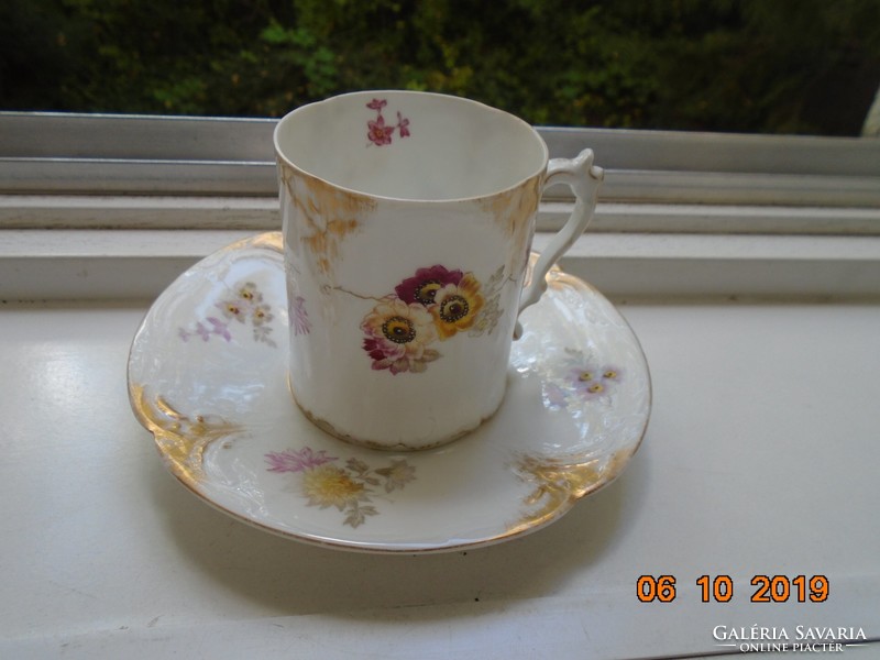 1891 Philip Rosenthal is the founder of the company fischer e.Budapest sanssouci chocolate cup with saucer