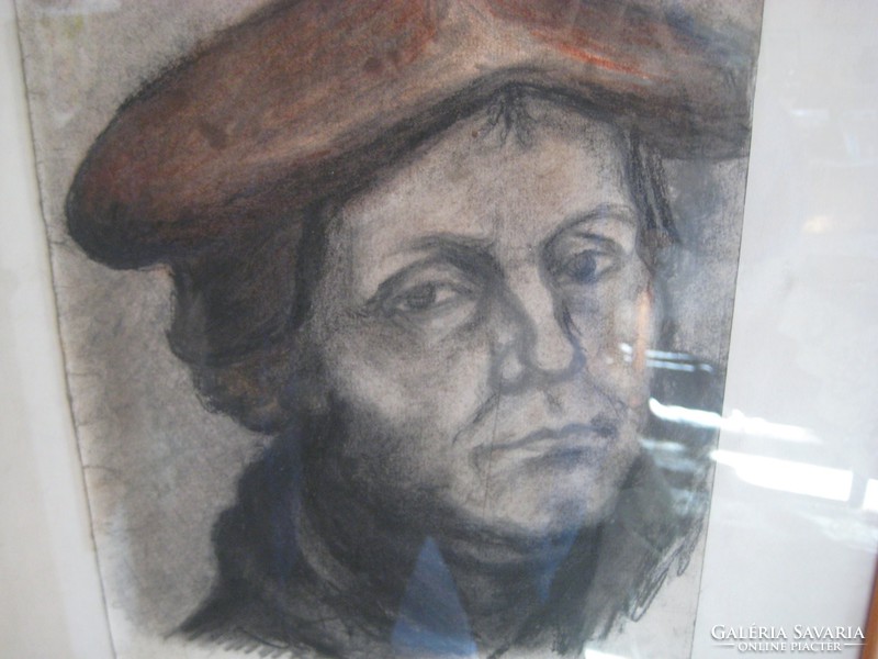 LUTHER 1483- 1546   portré , színes grafika  21 x 29  és 38 x 52 cm  szerzője  ismeretlen