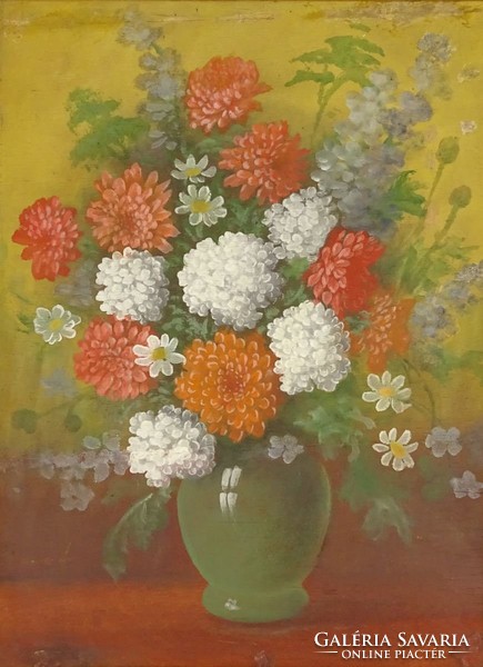 0Y288 Magyar festő XX. század : Virágcsendélet