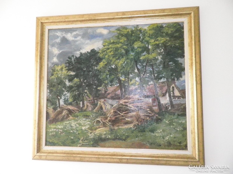 Original wonderful franc frigyes oil painting