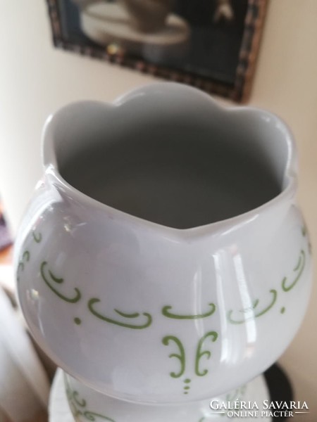 Meseszép német porcelán  váza 22 cm