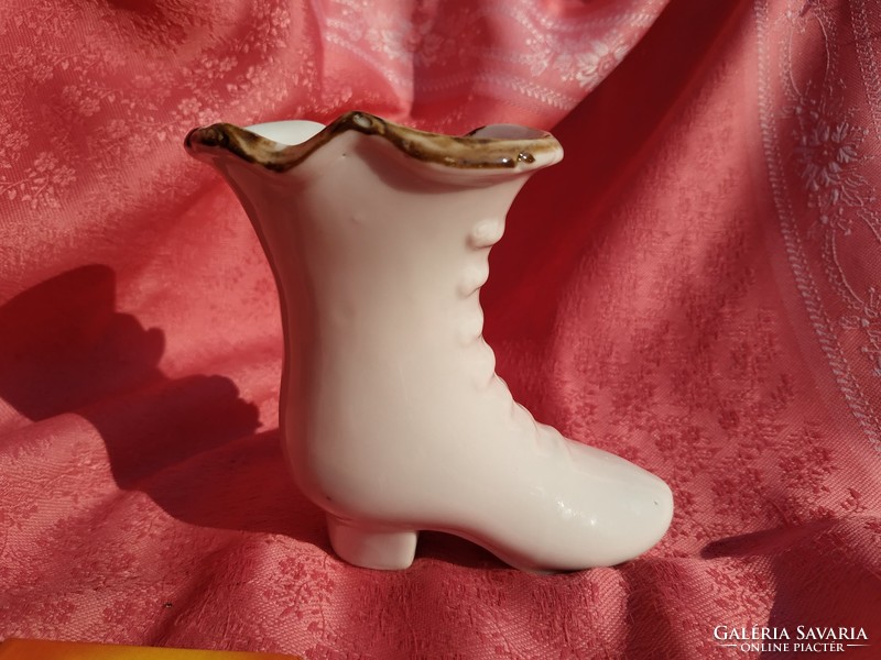 Porcelain boot vase!