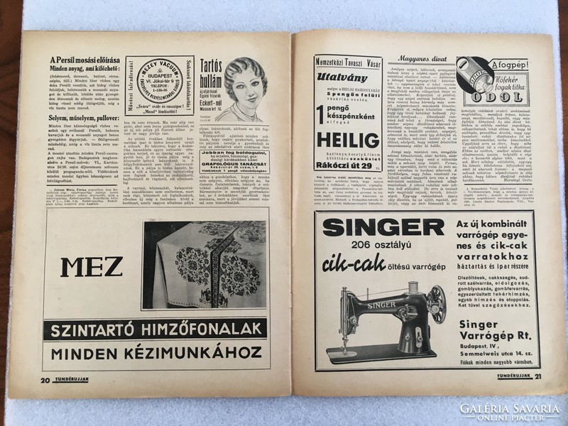 Fairy fingers - Hungarian needlework newspaper 1937. May, xiii. Grade, 5. (145.) Number