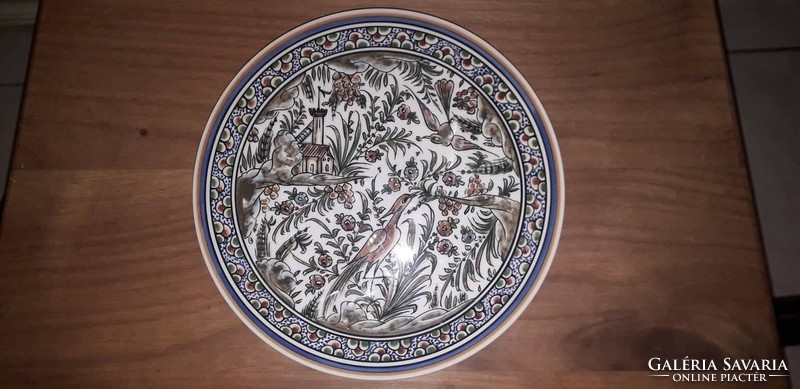 Portugál kézzel festett fali tányér
