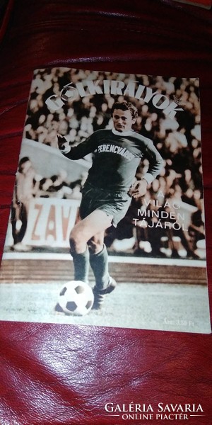 Szűcs László Gólkirályok A VILÁG MINDEN TÁJÁRÓL 1974.sport,foci,futball,labdajátékok,újság,folyóirat