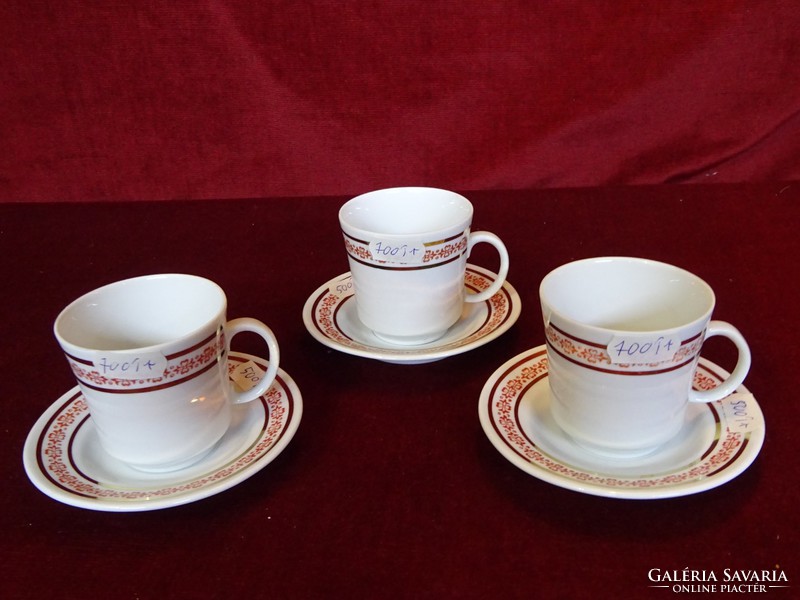 Lowland porcelain coffee cup + placemat. Showcase quality. He has!