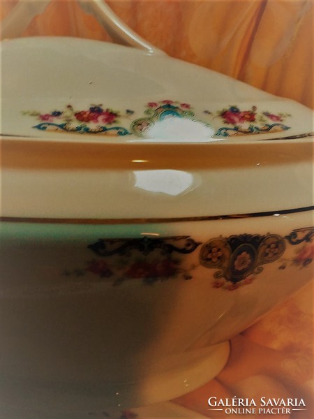H&c chodau art nouveau very nice huge porcelain serving set in mint condition