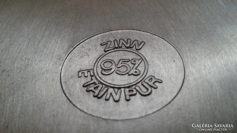 95%-Os zinn etain pur pewter wall plate Zurich