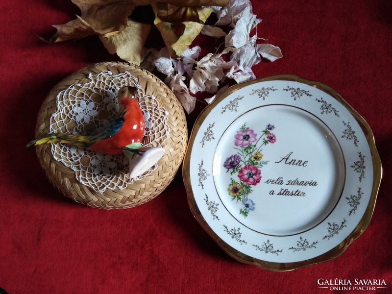 JRD POKROK Caklove szlovák porcelán tányér, repedés, törés mentes.