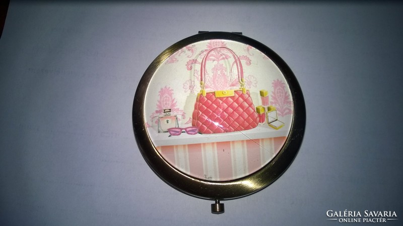 Decorative design - pipe mirror - cosmetic mirror - mirror for reticle, bag or gift