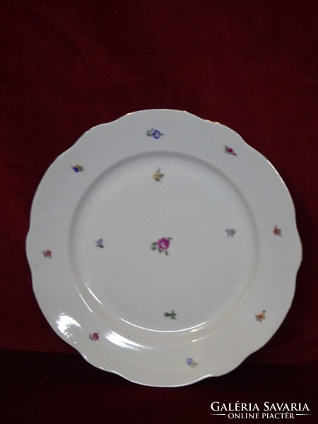 Zsolnay porcelain flat plate, antique, with shield seal. He has!