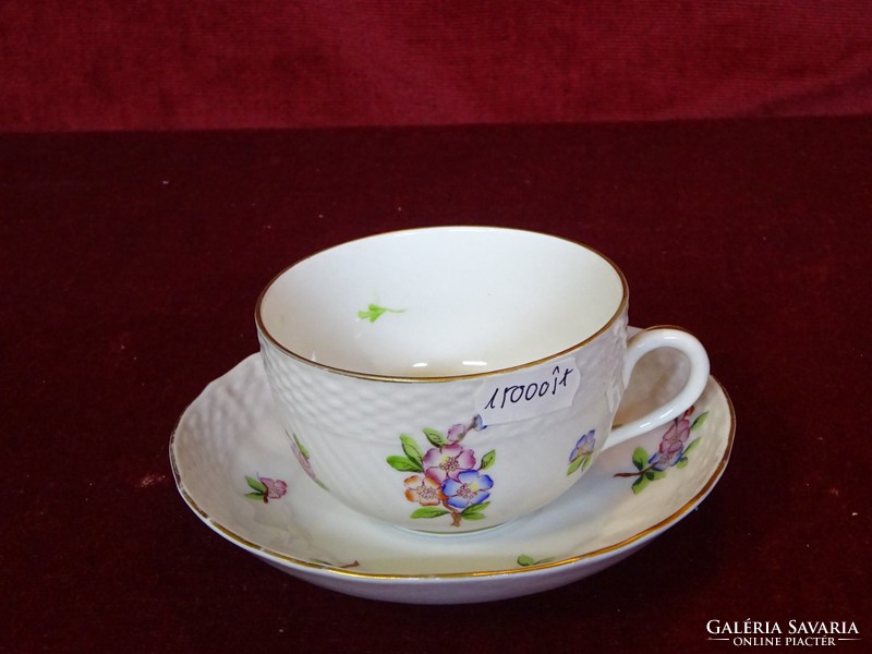 Herend porcelain four-person tea set.. Eton model type number: 1643/pbg. He has!