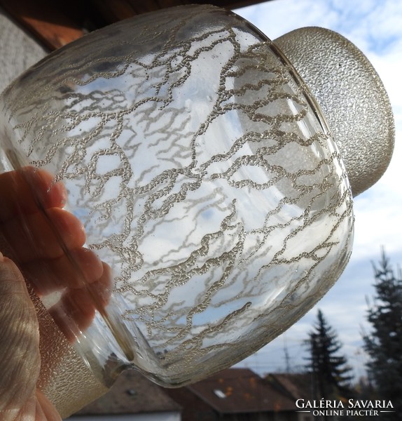 Old butter-colored lamp shade - lamp shade