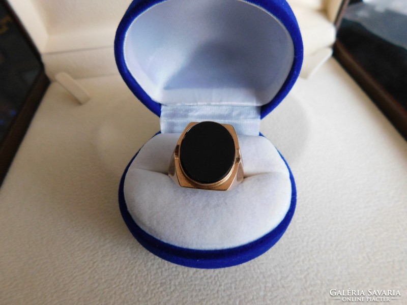 Gold 14k Men's Seal Ring 9.6 Gr