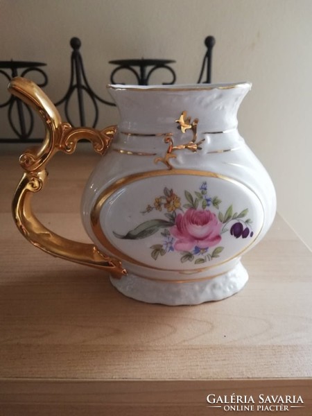 Karlovy vary gilded porcelain cup