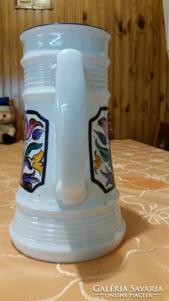 Antik Alföldi porcelán kézzel festett  korsó 2 db eladó!