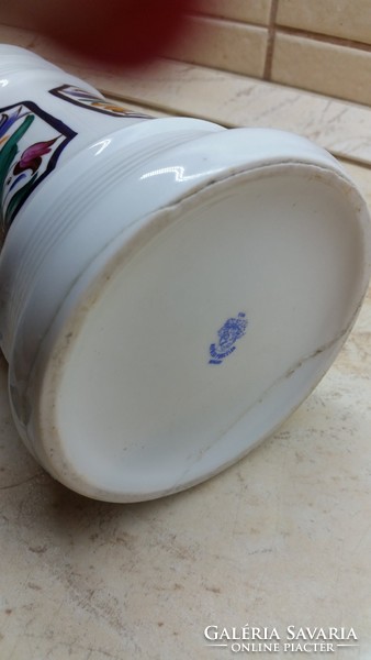 Antik Alföldi porcelán kézzel festett  korsó 2 db eladó!
