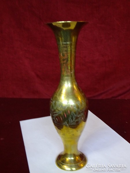 Indian copper vase. 24.5 cm high. He has!