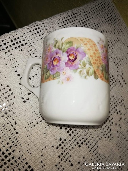 A beautiful mug with a rare pattern, porcelain. Collector's item
