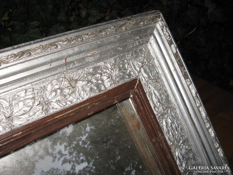 Mirror - large - antique, Viennese mirror - 60 x 50 cm lower edge of the frame is lost - otherwise flawless