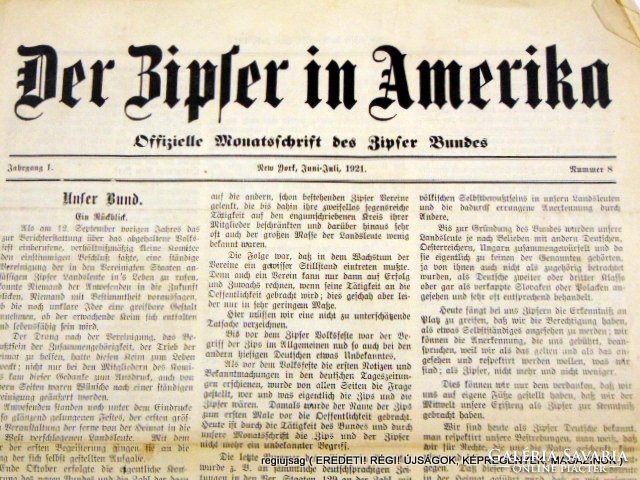 1921 6 / Der bipfer in amerika / szs .: 12086