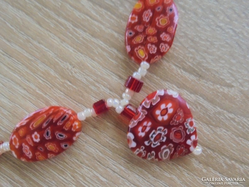 Gyönyörű muranoi üveg nyaklánc