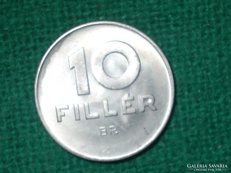 10 Filér 1972 ! It was not in circulation! Greenish!