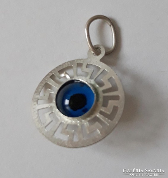 Greek blue eye pendant