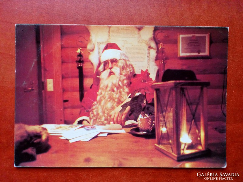Régi karácsonyi képeslap ,postatiszta