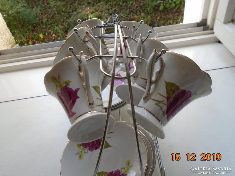 New rose coffee set, with a modern shape 
