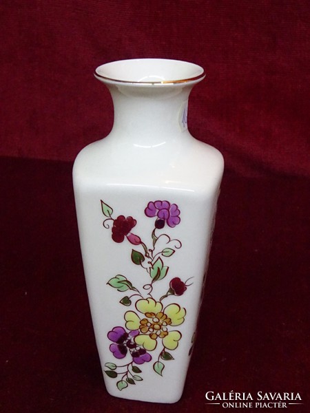 Zsolnay porcelain, butterfly patterned vase, 15 cm high. He has!