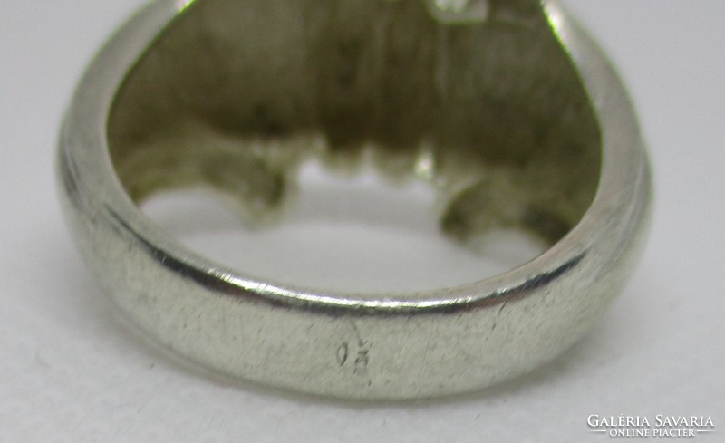 Gyönyörű nagy ezüst gyűrű