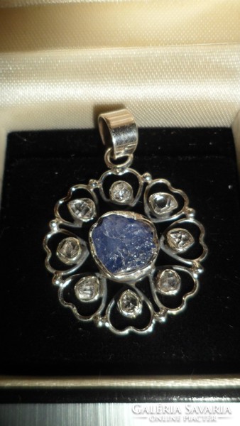 Art Nouveau silver pendant