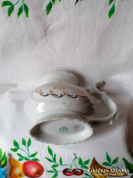Haas & czjek porcelain antique gilt cup (Czech)