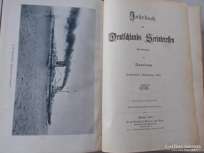 WW1,Nauticus almanach német hajó