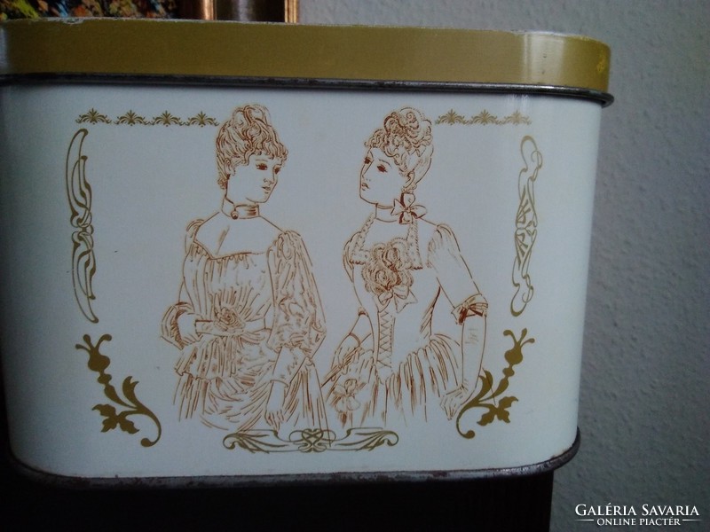 Retro lithographed box from the Győr sheet goods factory, one of the last pieces!