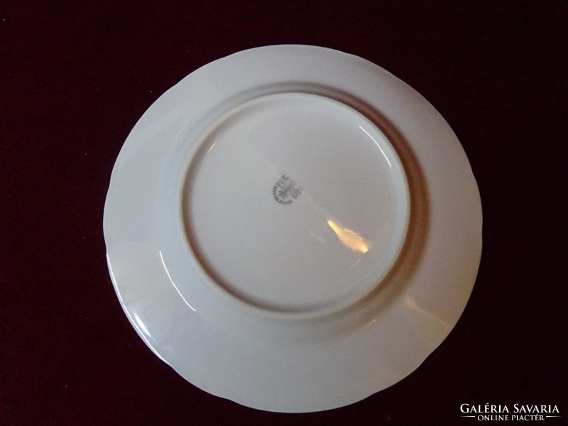 MZ Csehszlovák porcelán  süteményes tányér, átmérője 19,5 cm. Vanneki!